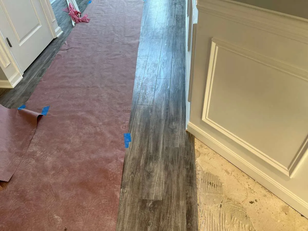 Completed marble shower restoration in Hudson